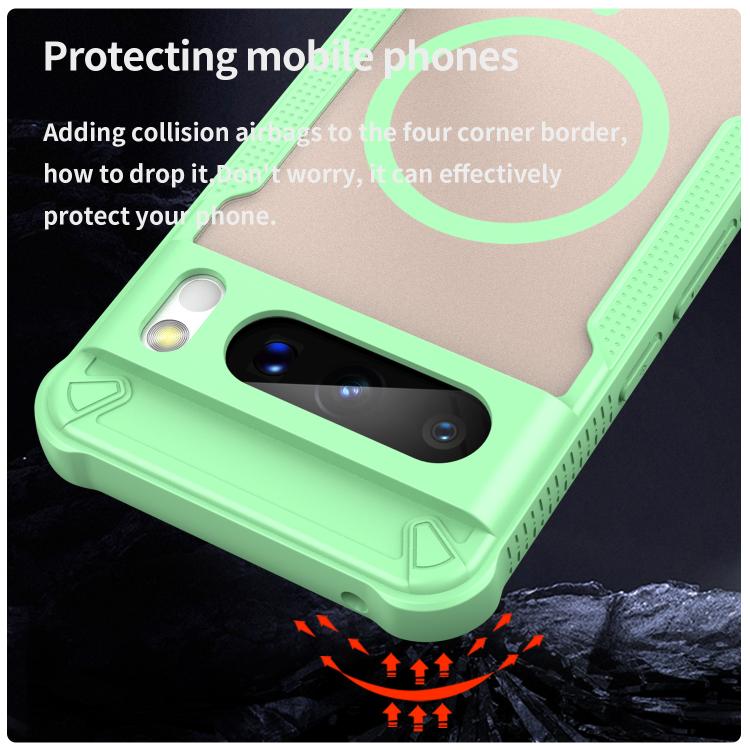 For Google Pixel 8 Pro Armor Glaze MagSafe Magnetic Phone Case