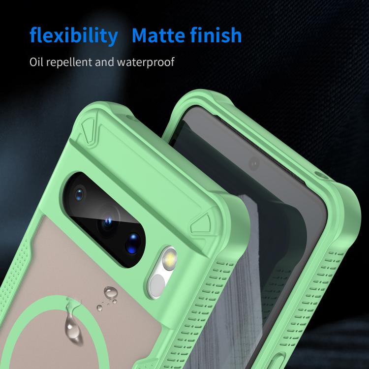 For Google Pixel 8 Pro Armor Glaze MagSafe Magnetic Phone Case