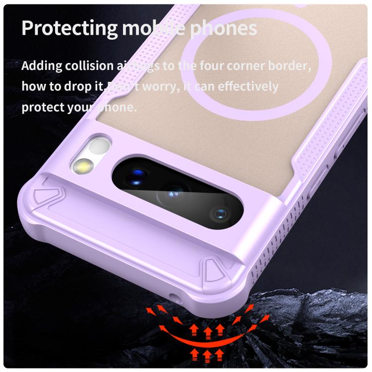 For Google Pixel 8 Pro Armor Glaze MagSafe Magnetic Phone Case