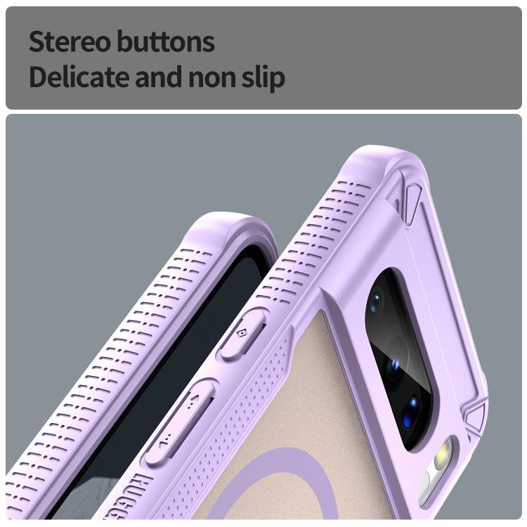 For Google Pixel 8 Pro Armor Glaze MagSafe Magnetic Phone Case