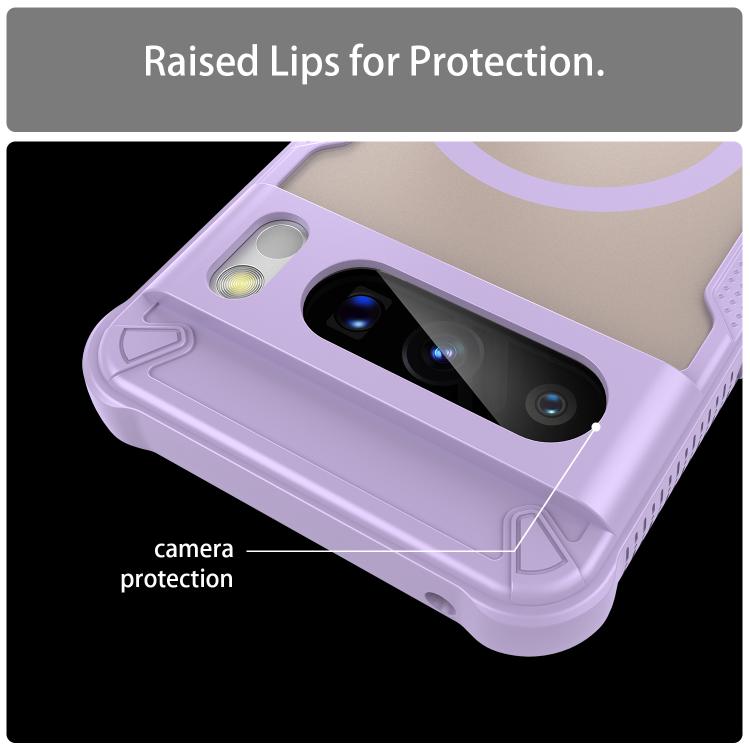 For Google Pixel 8 Pro Armor Glaze MagSafe Magnetic Phone Case