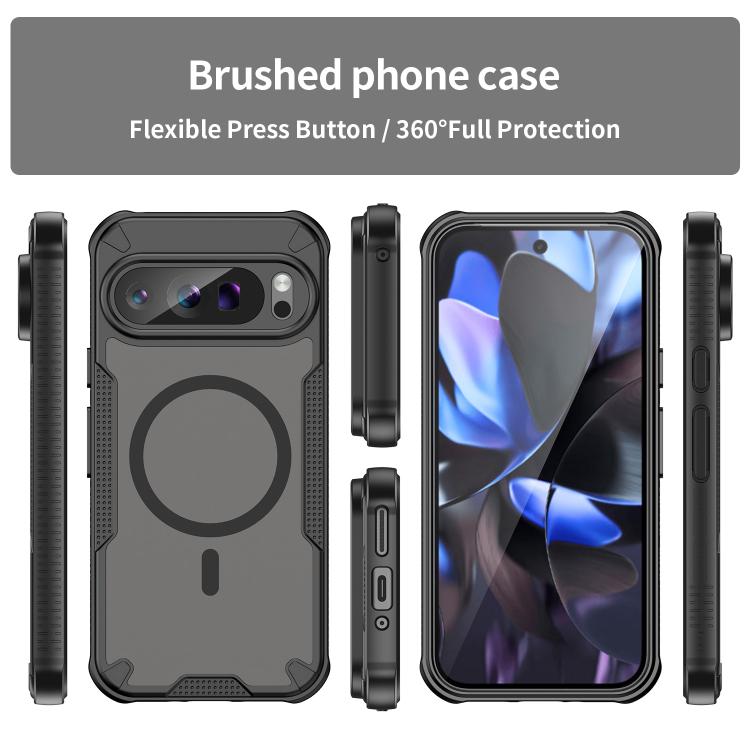 For Google Pixel 9 Pro Armor Glaze MagSafe Magnetic Phone Case