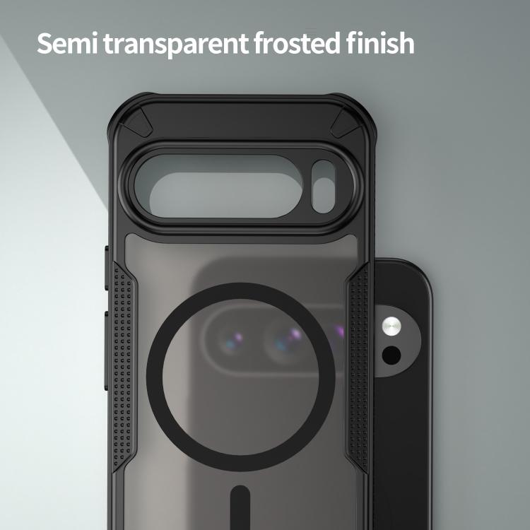 For Google Pixel 9 Pro Armor Glaze MagSafe Magnetic Phone Case