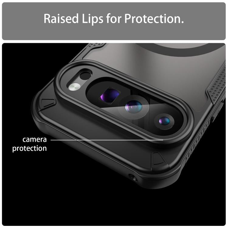 For Google Pixel 9 Pro Armor Glaze MagSafe Magnetic Phone Case