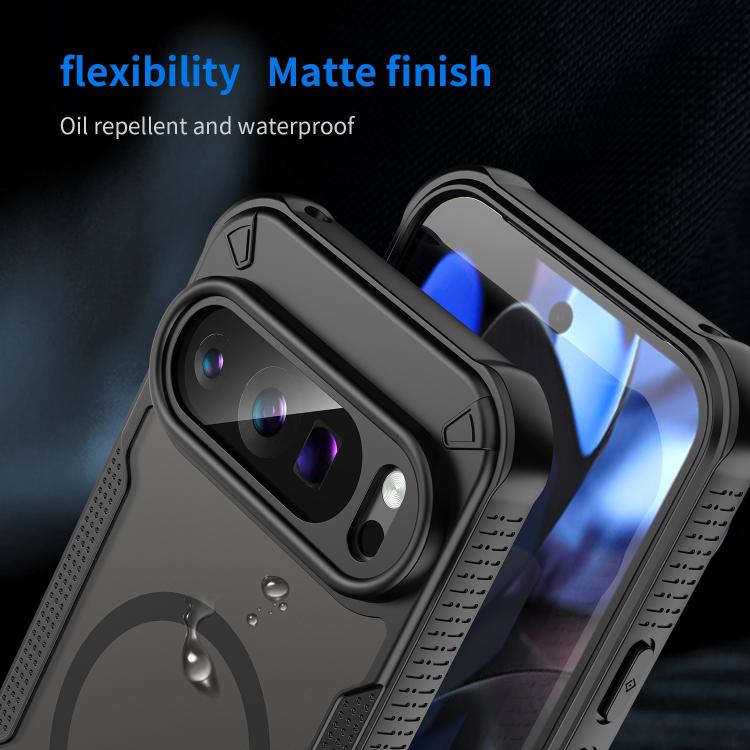 For Google Pixel 9 Pro Armor Glaze MagSafe Magnetic Phone Case
