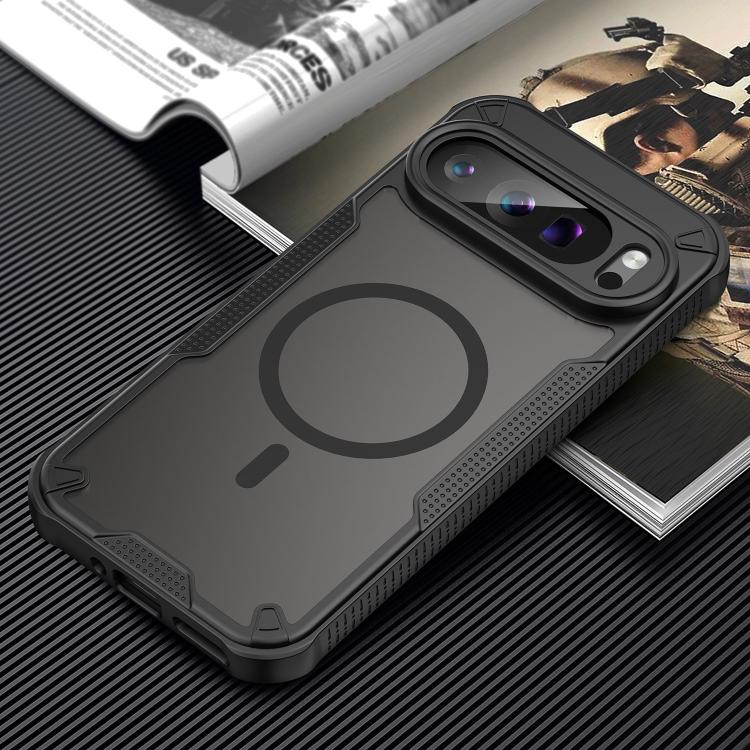 For Google Pixel 9 Pro Armor Glaze MagSafe Magnetic Phone Case