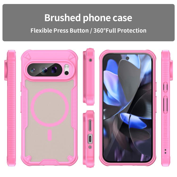 For Google Pixel 9 Pro Armor Glaze MagSafe Magnetic Phone Case