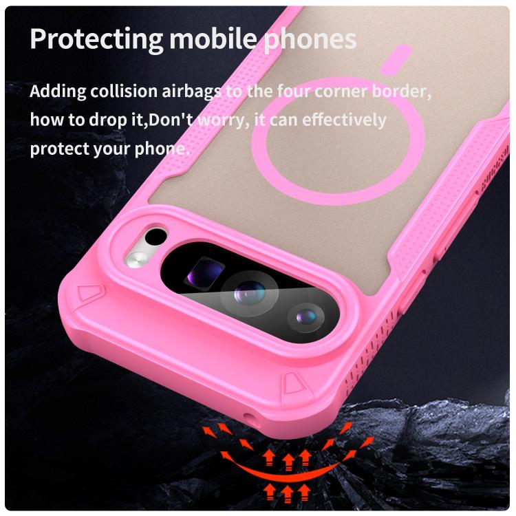 For Google Pixel 9 Pro Armor Glaze MagSafe Magnetic Phone Case
