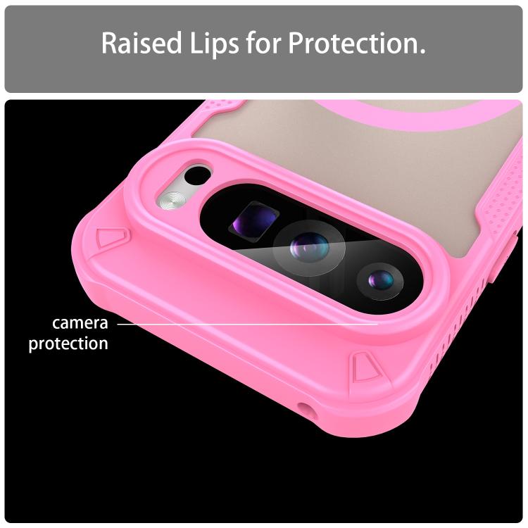 For Google Pixel 9 Pro Armor Glaze MagSafe Magnetic Phone Case