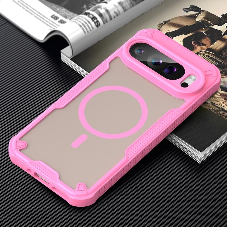 For Google Pixel 9 Pro Armor Glaze MagSafe Magnetic Phone Case