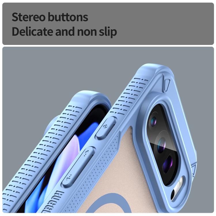 For Google Pixel 9 Pro Armor Glaze MagSafe Magnetic Phone Case