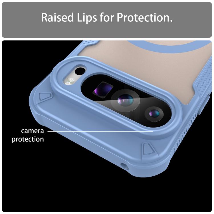 For Google Pixel 9 Pro Armor Glaze MagSafe Magnetic Phone Case