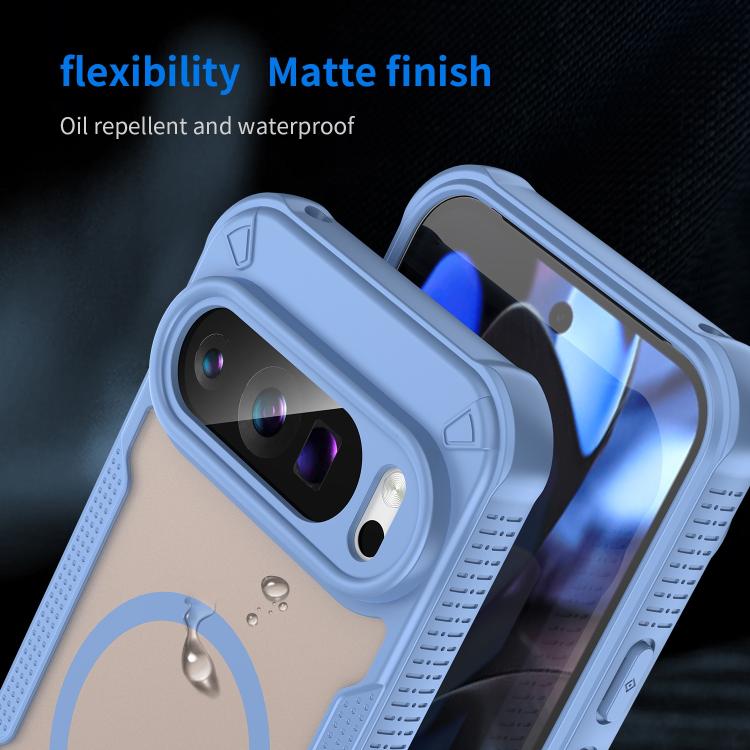 For Google Pixel 9 Pro Armor Glaze MagSafe Magnetic Phone Case