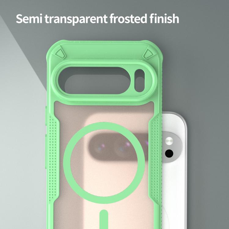 For Google Pixel 9 Pro Armor Glaze MagSafe Magnetic Phone Case