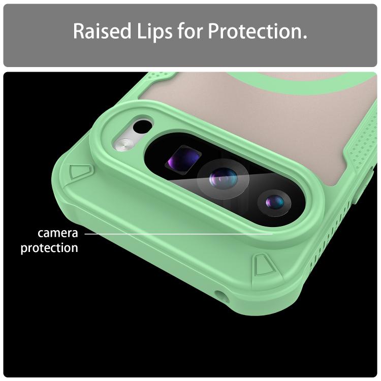 For Google Pixel 9 Pro Armor Glaze MagSafe Magnetic Phone Case