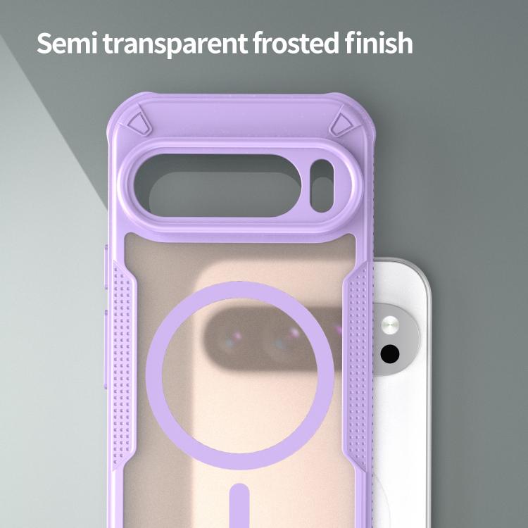 For Google Pixel 9 Pro Armor Glaze MagSafe Magnetic Phone Case