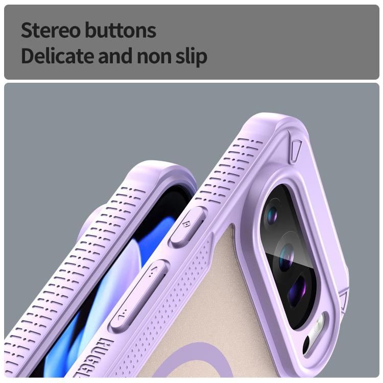 For Google Pixel 9 Pro Armor Glaze MagSafe Magnetic Phone Case