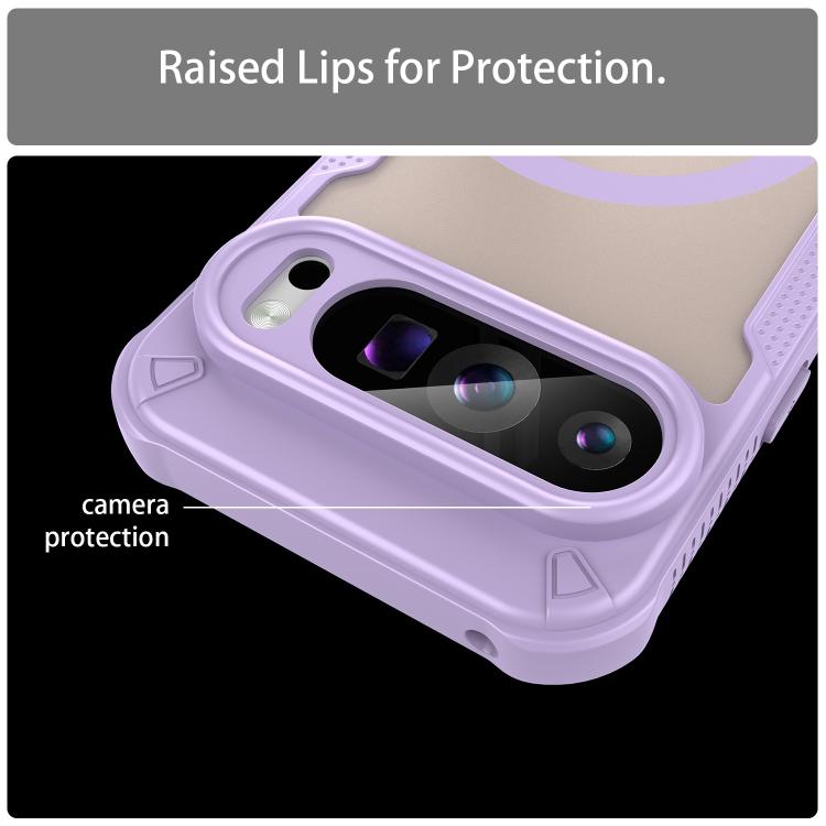 For Google Pixel 9 Pro Armor Glaze MagSafe Magnetic Phone Case