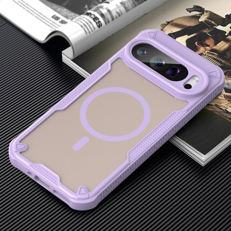 For Google Pixel 9 Pro Armor Glaze MagSafe Magnetic Phone Case