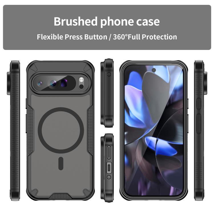For Google Pixel 9 Pro XL Armor Glaze MagSafe Magnetic Phone Case