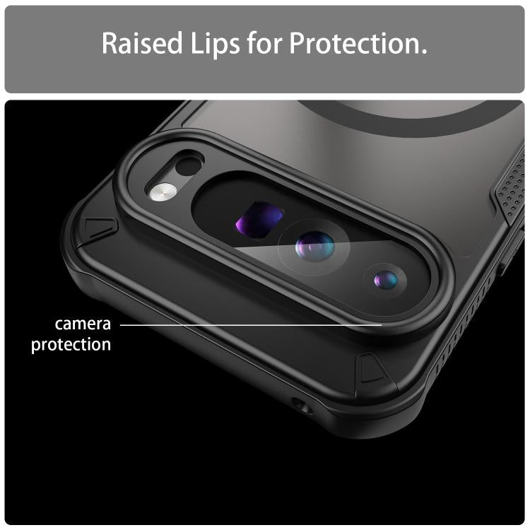 For Google Pixel 9 Pro XL Armor Glaze MagSafe Magnetic Phone Case