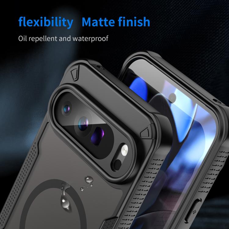 For Google Pixel 9 Pro XL Armor Glaze MagSafe Magnetic Phone Case