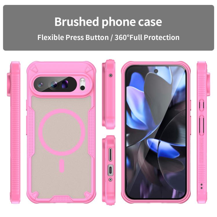For Google Pixel 9 Pro XL Armor Glaze MagSafe Magnetic Phone Case