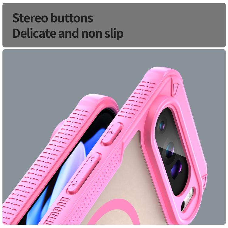 For Google Pixel 9 Pro XL Armor Glaze MagSafe Magnetic Phone Case