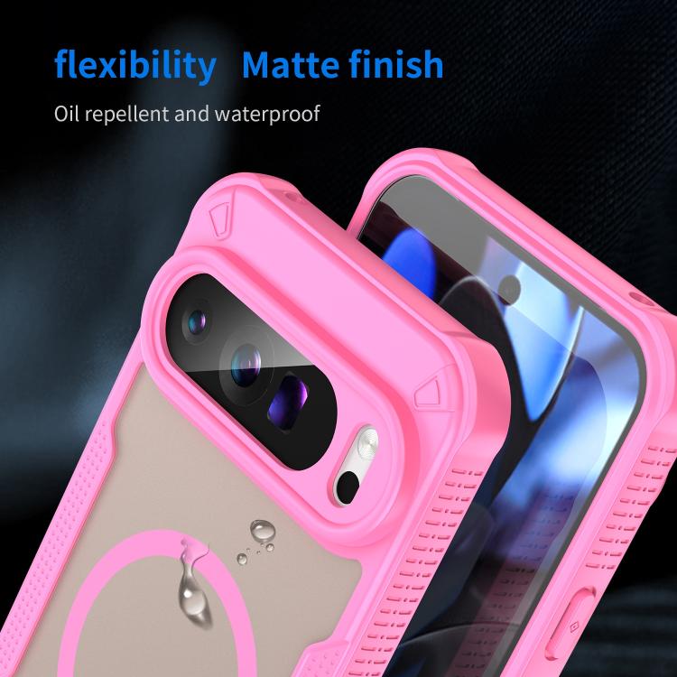 For Google Pixel 9 Pro XL Armor Glaze MagSafe Magnetic Phone Case
