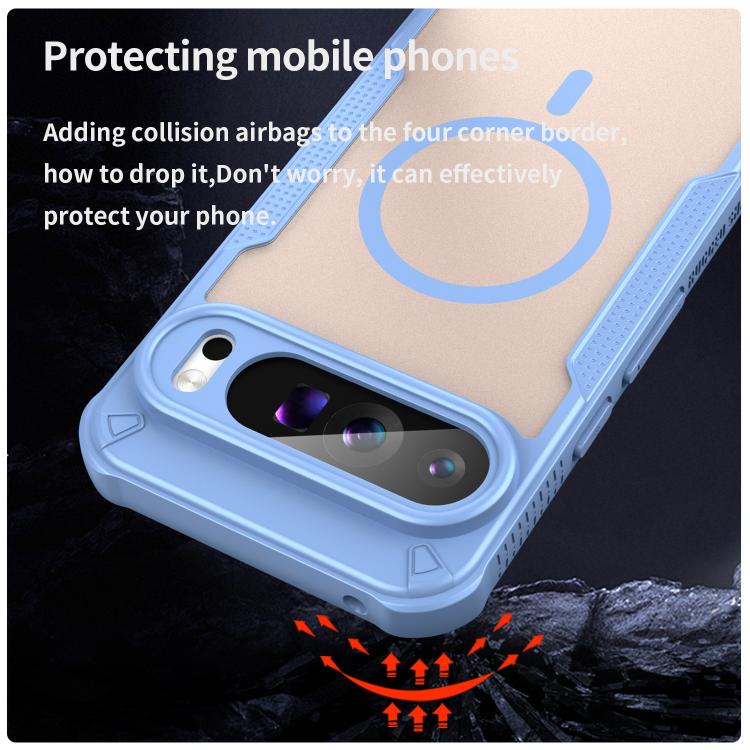 For Google Pixel 9 Pro XL Armor Glaze MagSafe Magnetic Phone Case