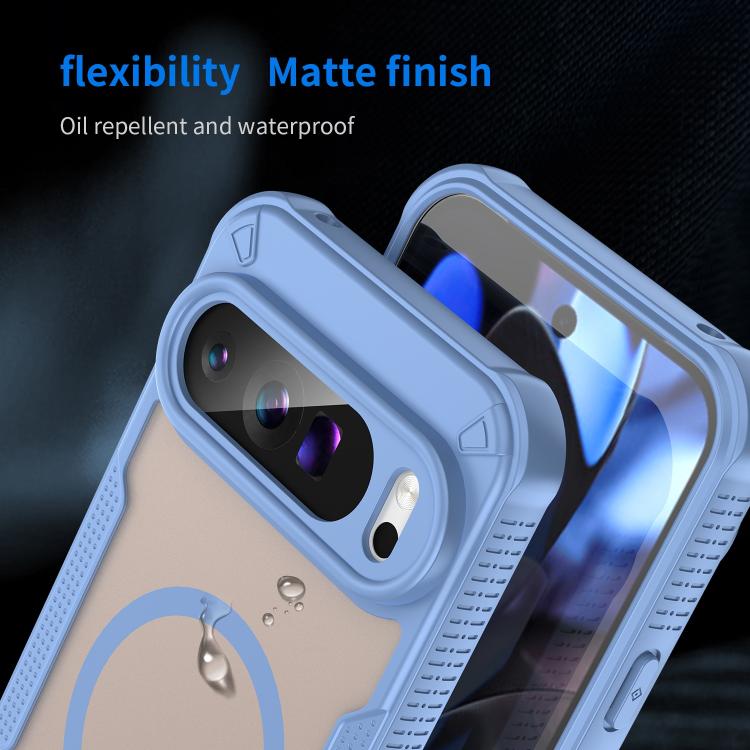 For Google Pixel 9 Pro XL Armor Glaze MagSafe Magnetic Phone Case