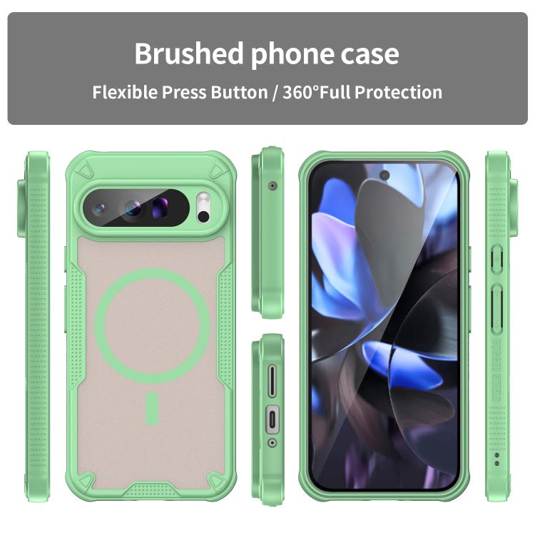 For Google Pixel 9 Pro XL Armor Glaze MagSafe Magnetic Phone Case