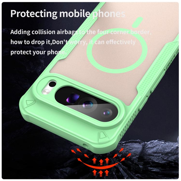 For Google Pixel 9 Pro XL Armor Glaze MagSafe Magnetic Phone Case