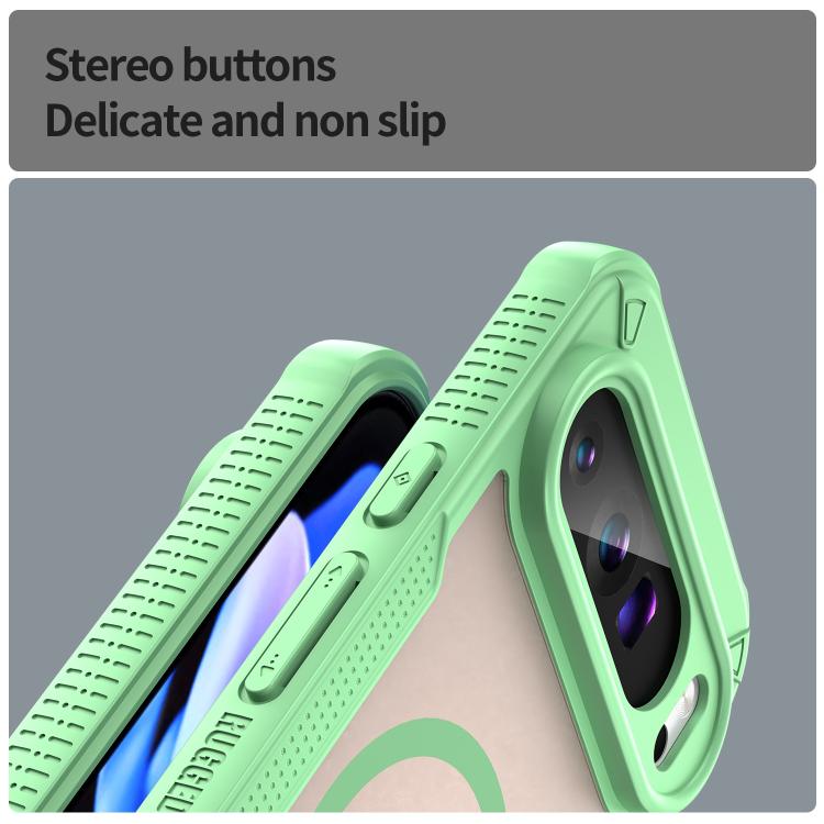 For Google Pixel 9 Pro XL Armor Glaze MagSafe Magnetic Phone Case