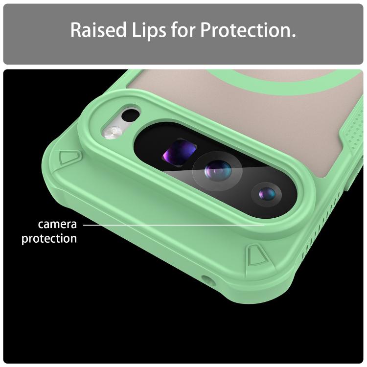 For Google Pixel 9 Pro XL Armor Glaze MagSafe Magnetic Phone Case