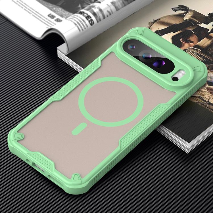 For Google Pixel 9 Pro XL Armor Glaze MagSafe Magnetic Phone Case