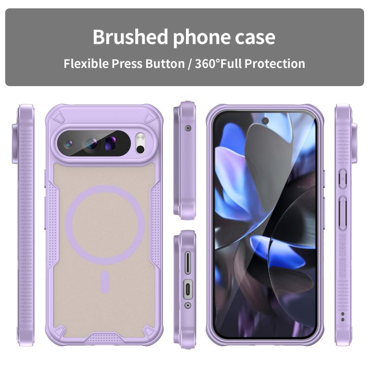 For Google Pixel 9 Pro XL Armor Glaze MagSafe Magnetic Phone Case