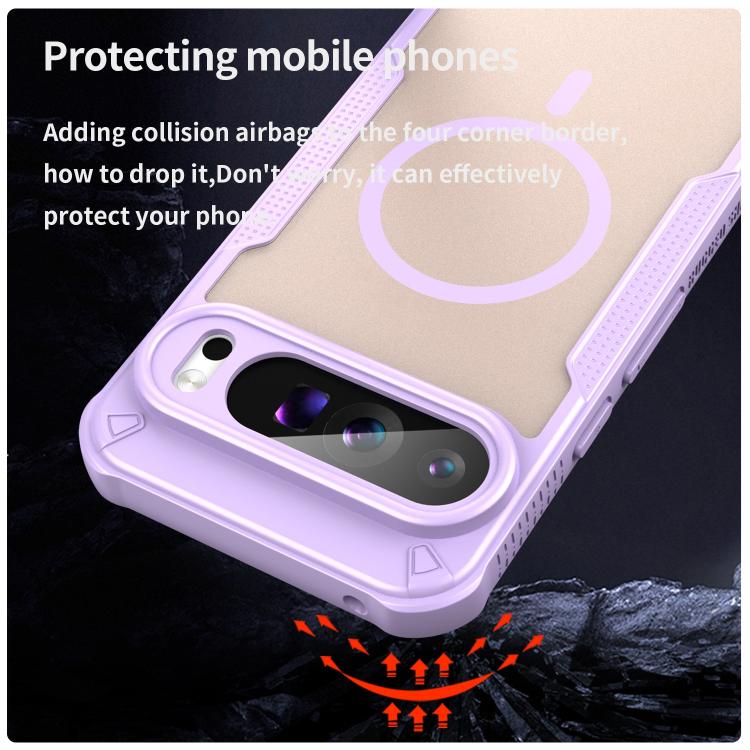 For Google Pixel 9 Pro XL Armor Glaze MagSafe Magnetic Phone Case
