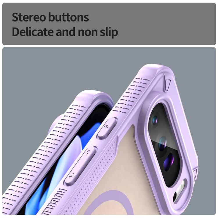 For Google Pixel 9 Pro XL Armor Glaze MagSafe Magnetic Phone Case