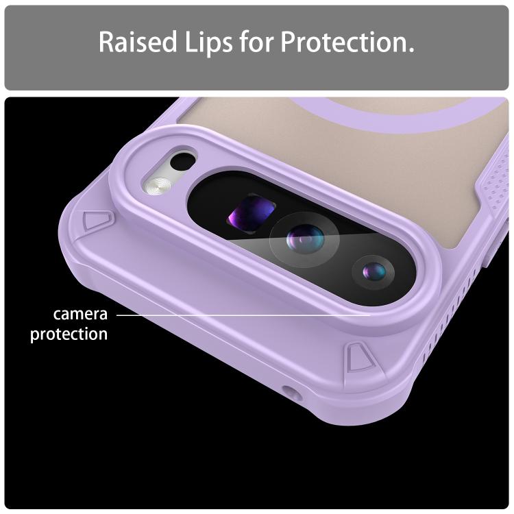 For Google Pixel 9 Pro XL Armor Glaze MagSafe Magnetic Phone Case