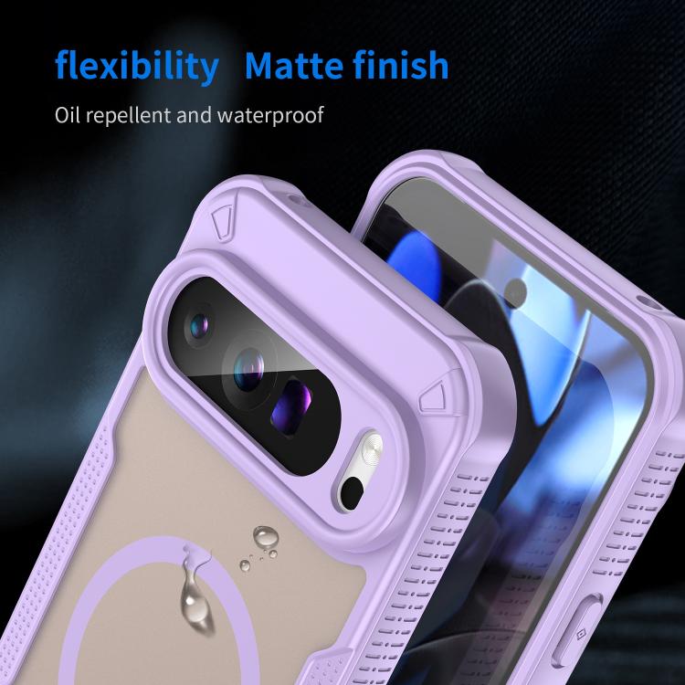 For Google Pixel 9 Pro XL Armor Glaze MagSafe Magnetic Phone Case