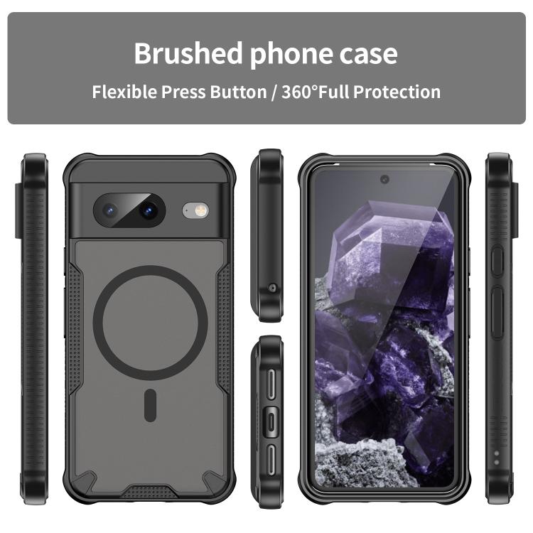 For Google Pixel 8 Armor Glaze MagSafe Magnetic Phone Case