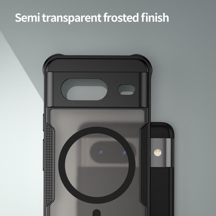 For Google Pixel 8 Armor Glaze MagSafe Magnetic Phone Case