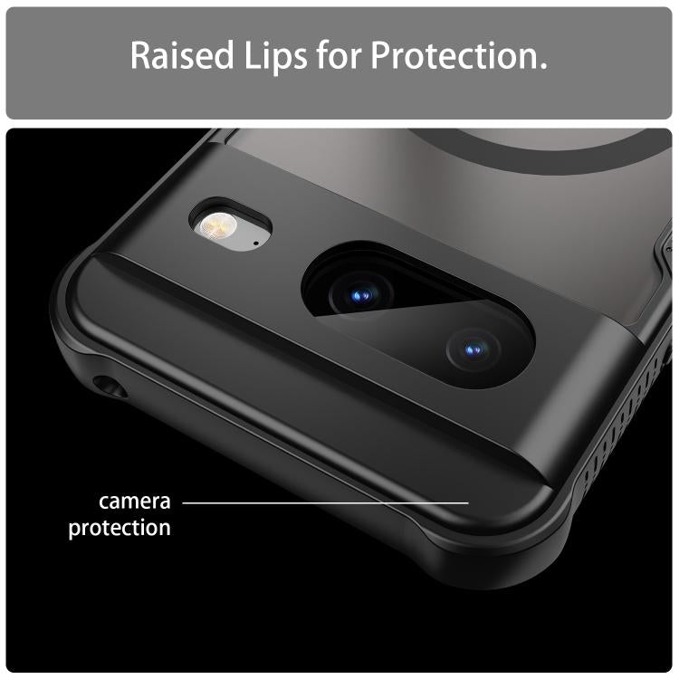 For Google Pixel 8 Armor Glaze MagSafe Magnetic Phone Case