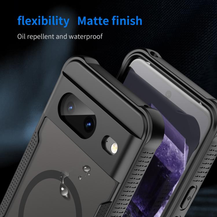 For Google Pixel 8 Armor Glaze MagSafe Magnetic Phone Case