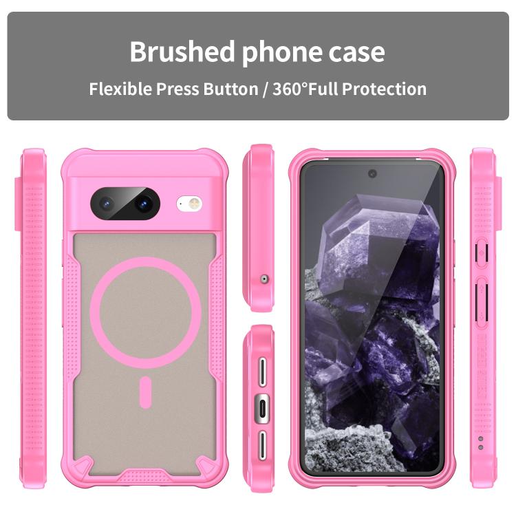 For Google Pixel 8 Armor Glaze MagSafe Magnetic Phone Case