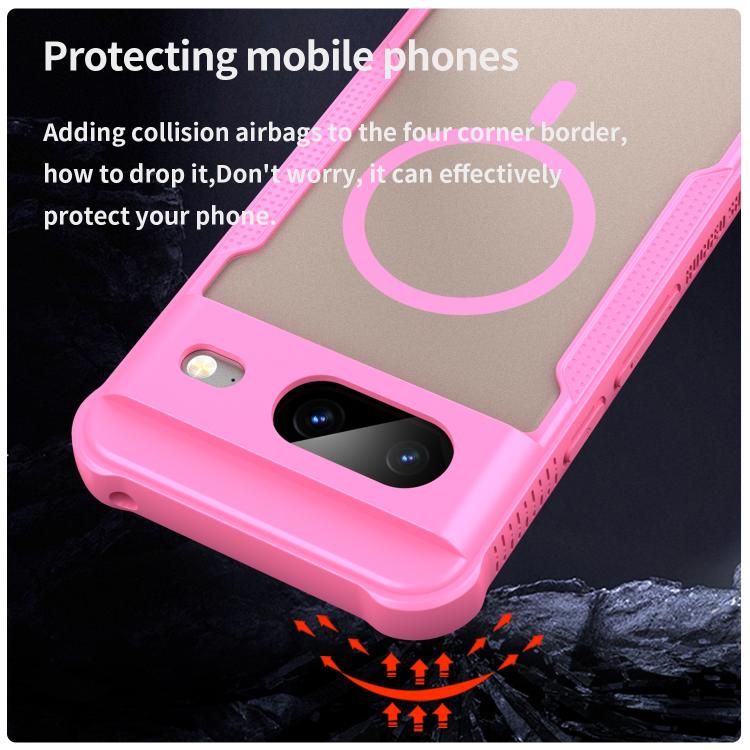 For Google Pixel 8 Armor Glaze MagSafe Magnetic Phone Case