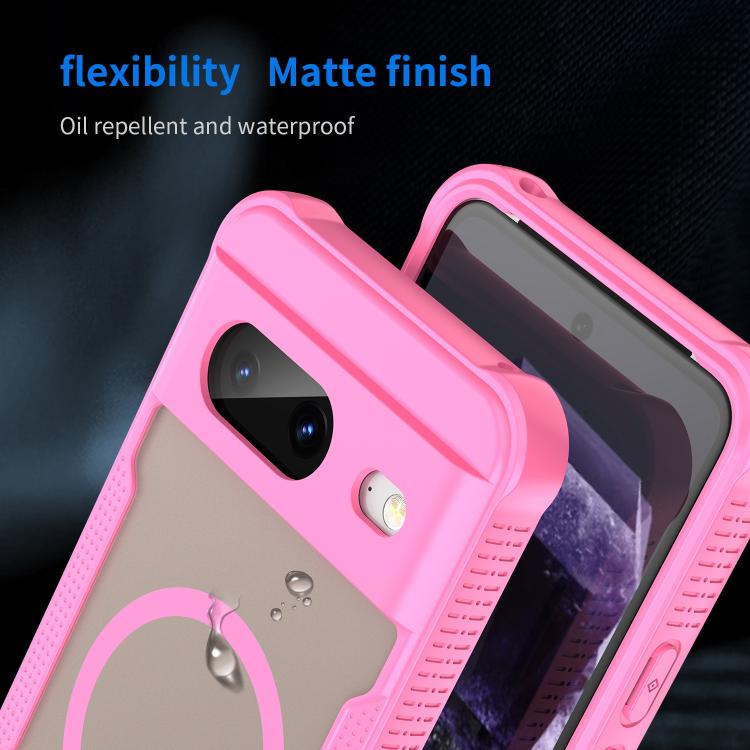 For Google Pixel 8 Armor Glaze MagSafe Magnetic Phone Case