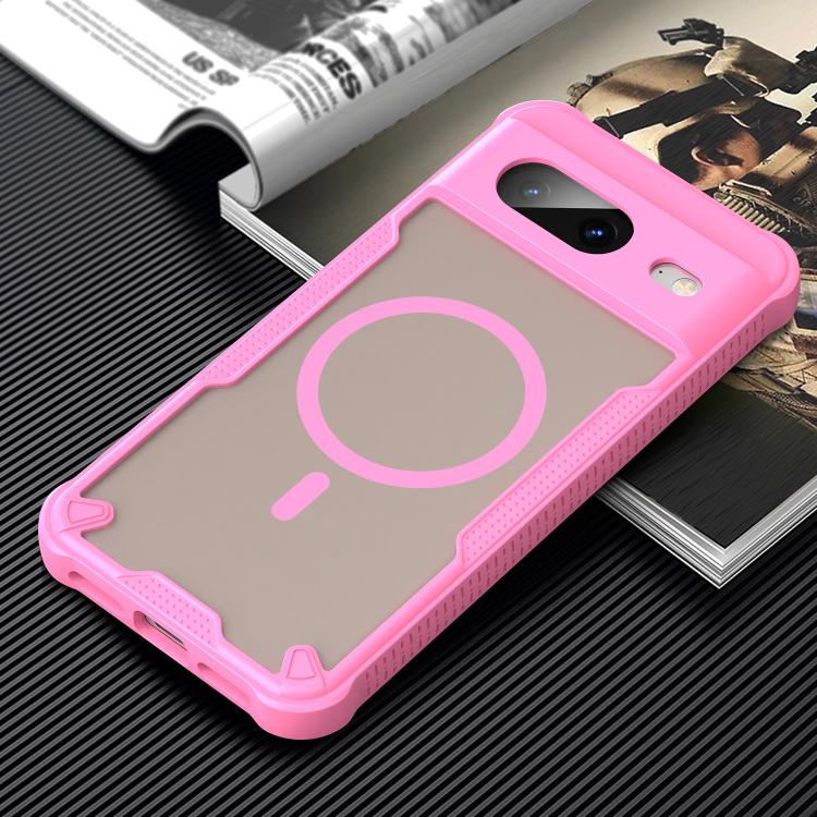 For Google Pixel 8 Armor Glaze MagSafe Magnetic Phone Case
