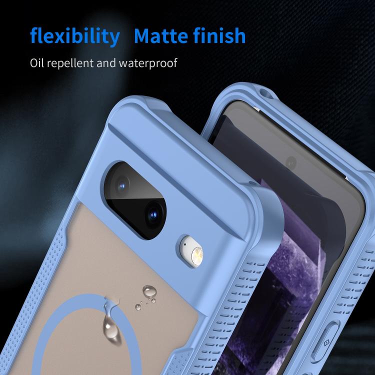 For Google Pixel 8 Armor Glaze MagSafe Magnetic Phone Case